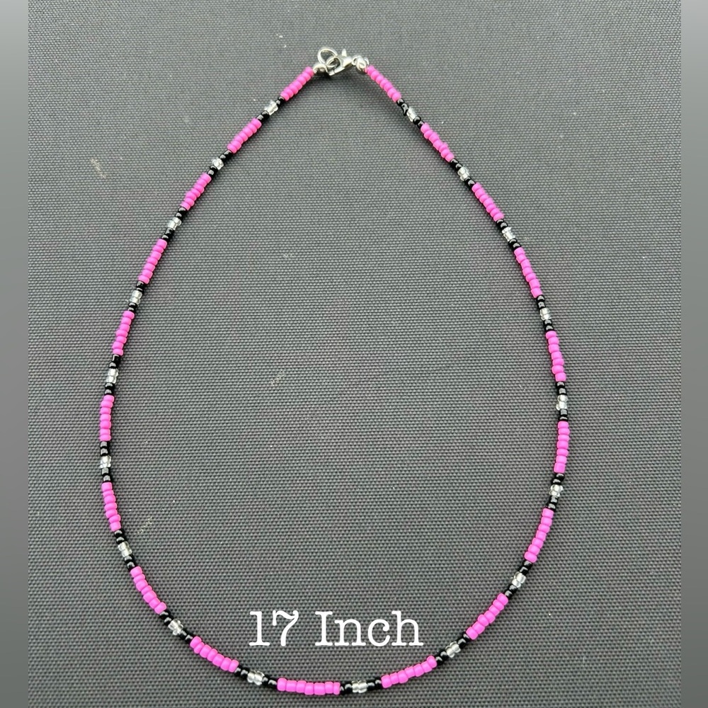Homemade beaded western necklace